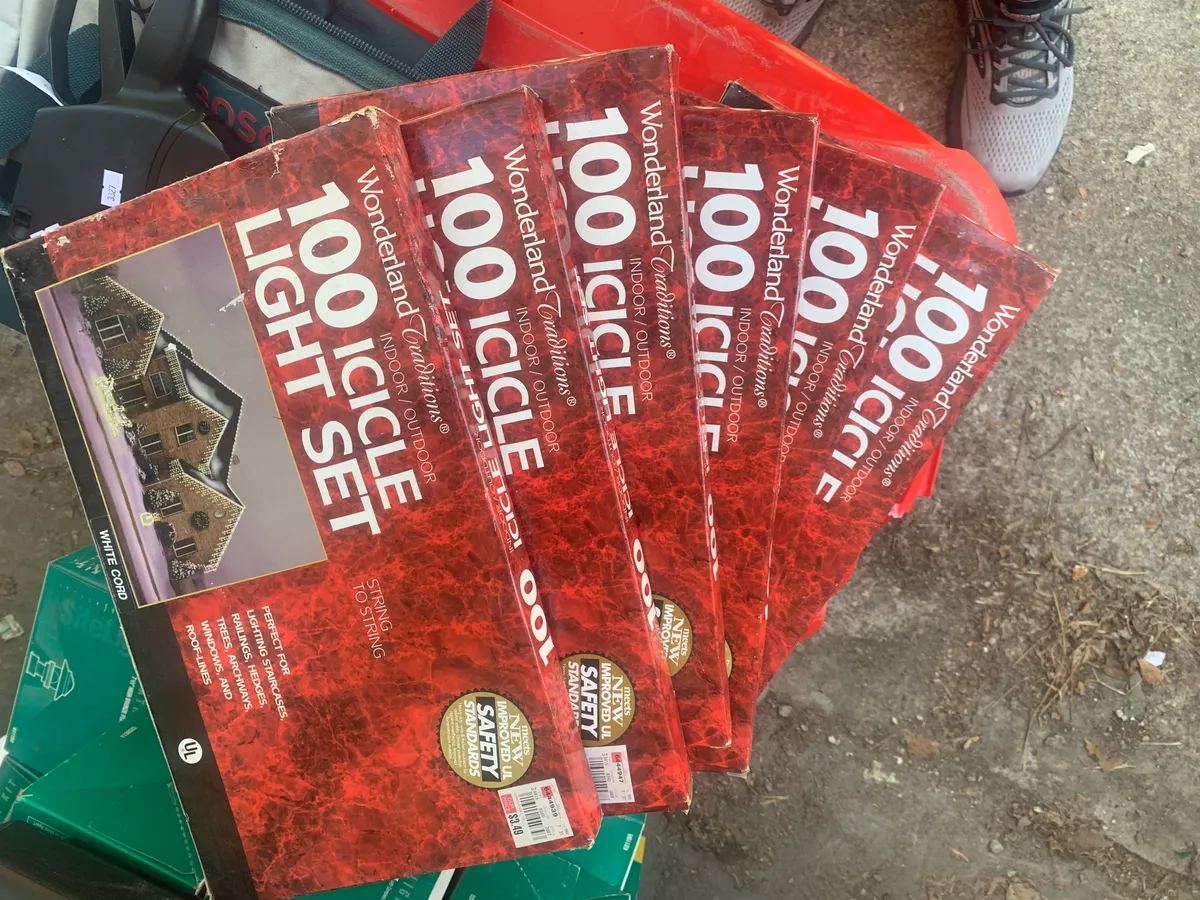 Six Sets of Icicle Light Sets