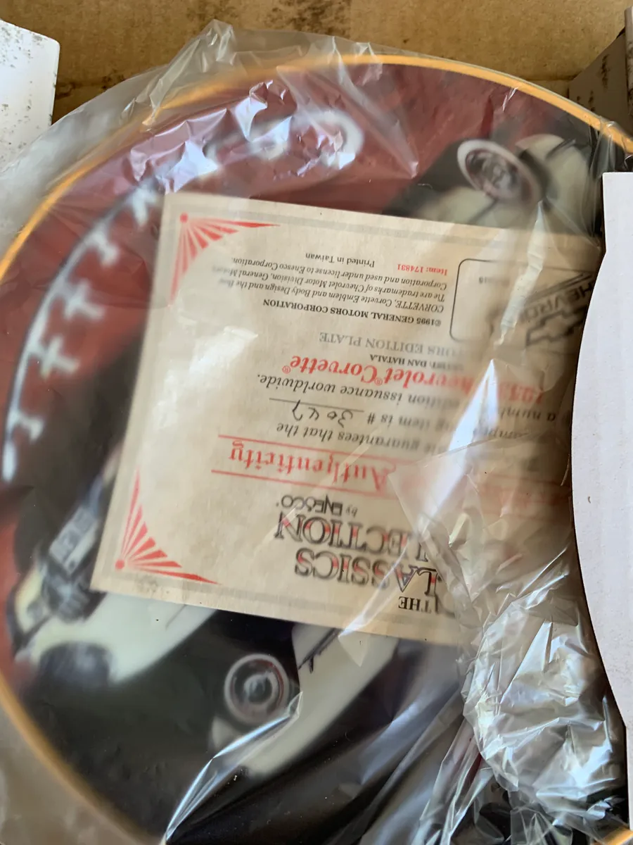 SIX Collectible Plates