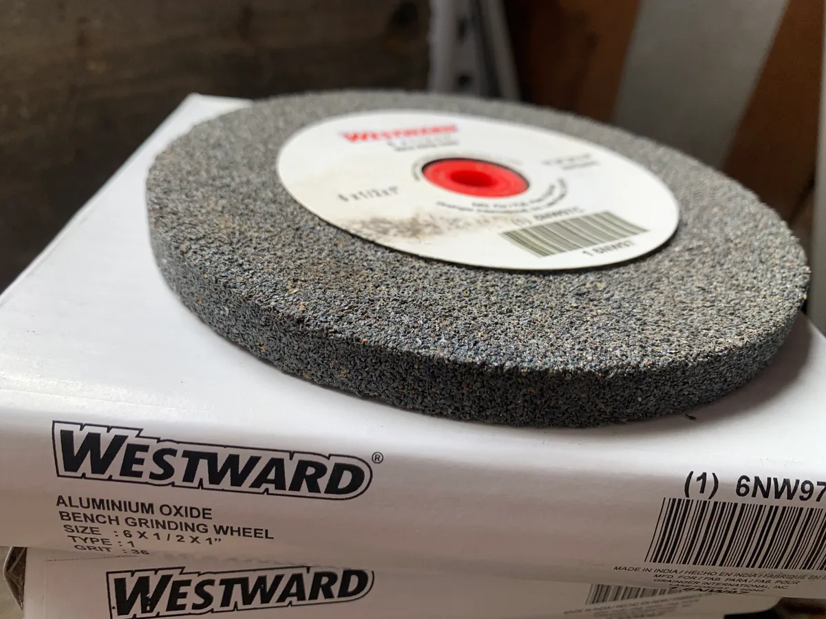 NEW Westward 6" Bench Grinder Wheels (36 Grit) - Lot of 5